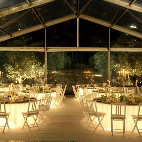 tenda transparente casamento
