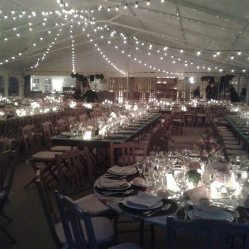 tenda decorada de cerimonia